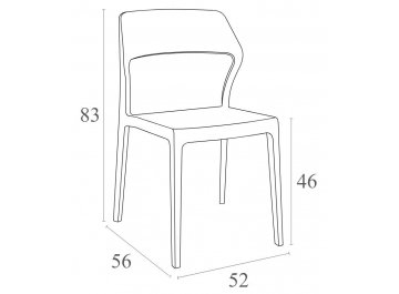 Пластиковый стул 234/092-4409