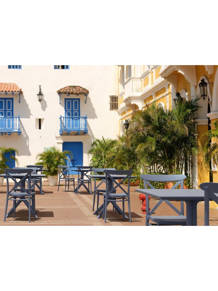 Пластиковый стул 234/254-9169 темно-серый