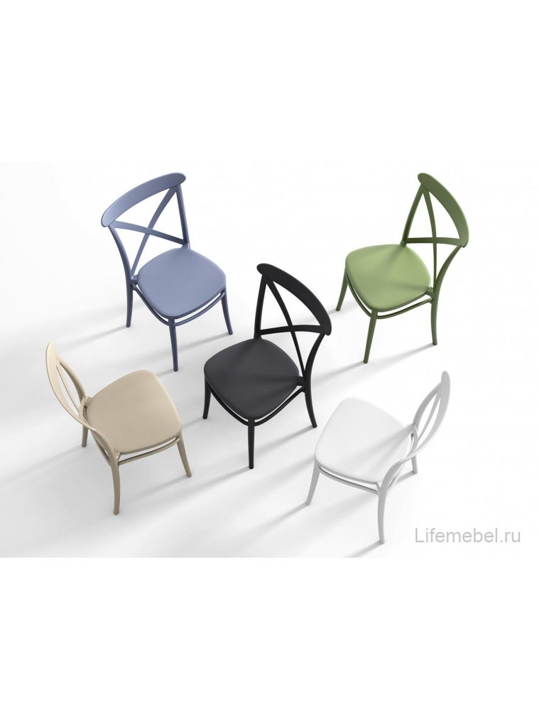 Пластиковый стул 234/254-9169 темно-серый