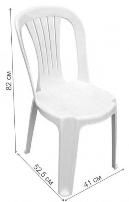 Пластиковый стул Алания красный