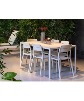 Стул пластиковый Cassia Bistrot бежевый