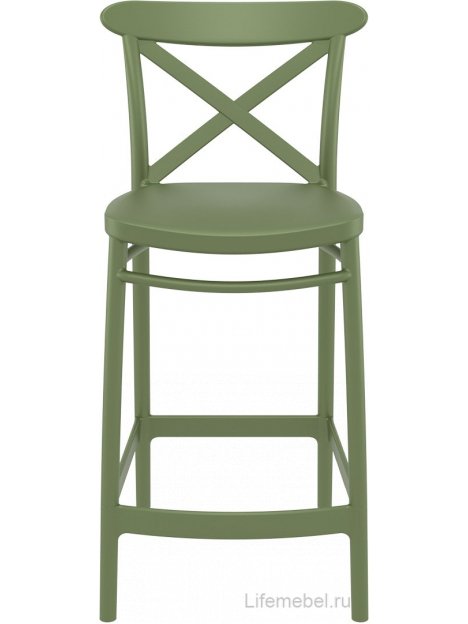 Пластиковый стул Cross оливковый
