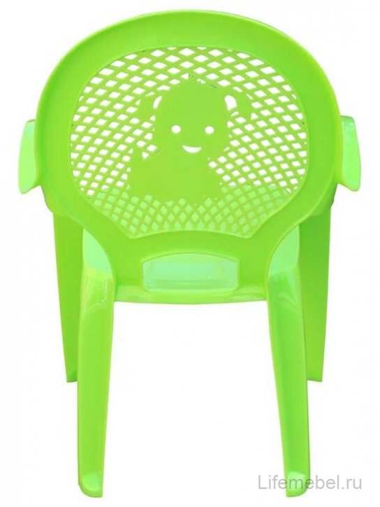 Пластиковый стул Детский салатовый