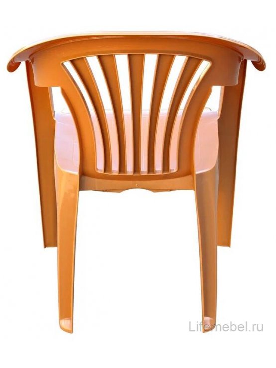 Пластиковый стул Эфес коричневый