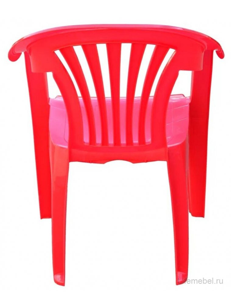 Пластиковый стул Эфес красный