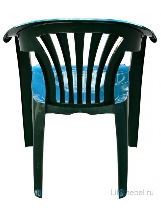 Пластиковый стул Эфес зеленый