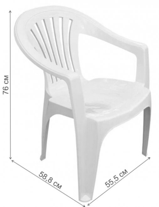 Пластиковый стул Эфес зеленый