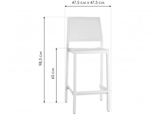 Пластиковый стул Emi лен