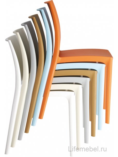 Стул пластиковый Maya оливковый