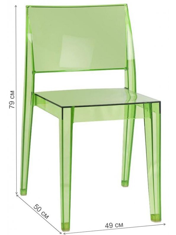 Пластиковый стул Gyza зеленый