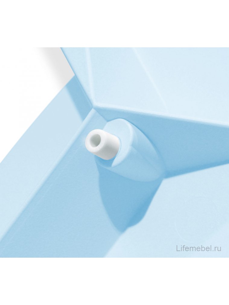 Пластиковый стул Luna пастельно голубой