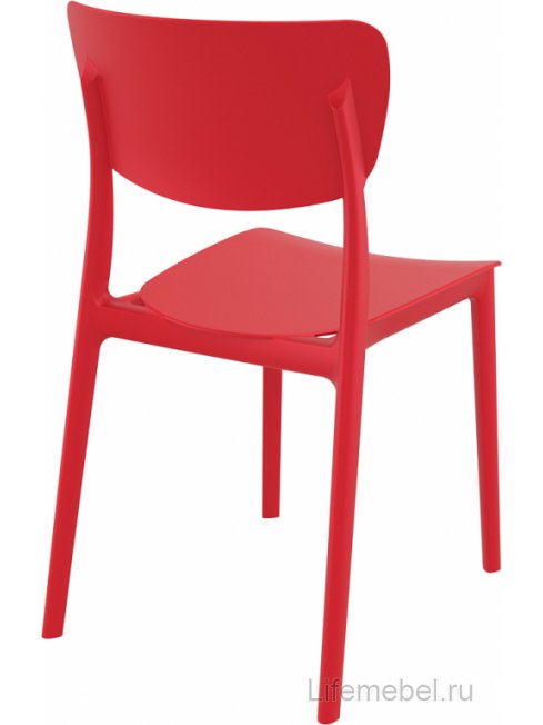 Стул пластиковый Monna красный