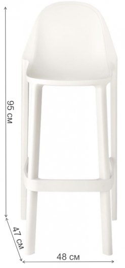 Пластиковый стул Piu лен