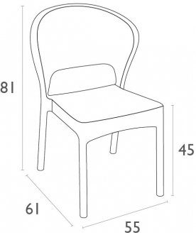 Стул пластиковый Daytona