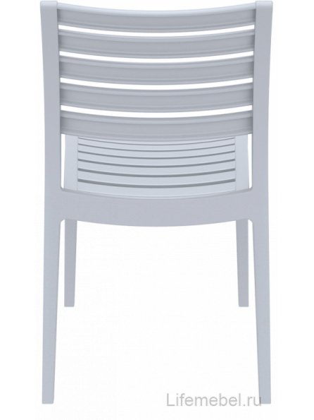 Стул пластиковый Ares серебристый