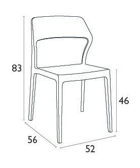 Пластиковый стул Snow