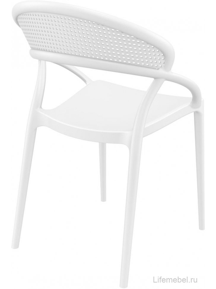 Пластиковый стул Sunset белый кресло