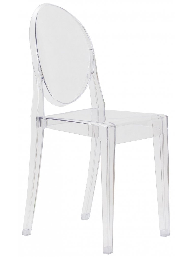Пластиковый стул 802-LMZL Victoria Ghost прозрачный