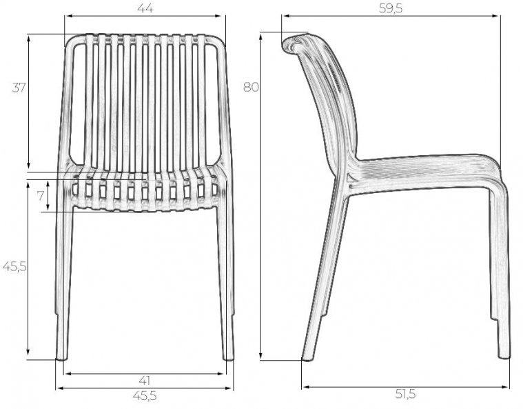 Стул обеденный Walter белый
