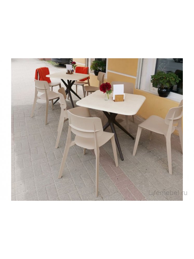 Пластиковый стул Sheffilton SHT-S110-P капучино