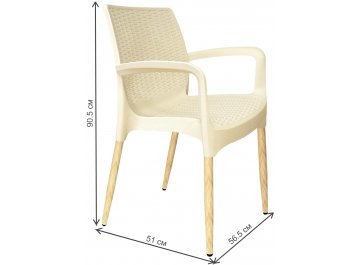 Пластиковый стул SHT-S68/S424-С