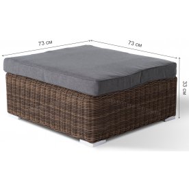 Пуф из ротанга Кайлаш