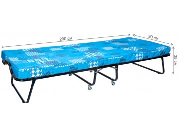Раскладушка Leset модель 215 с матрасом