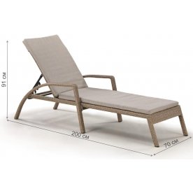 Шезлонг A30B2-W56