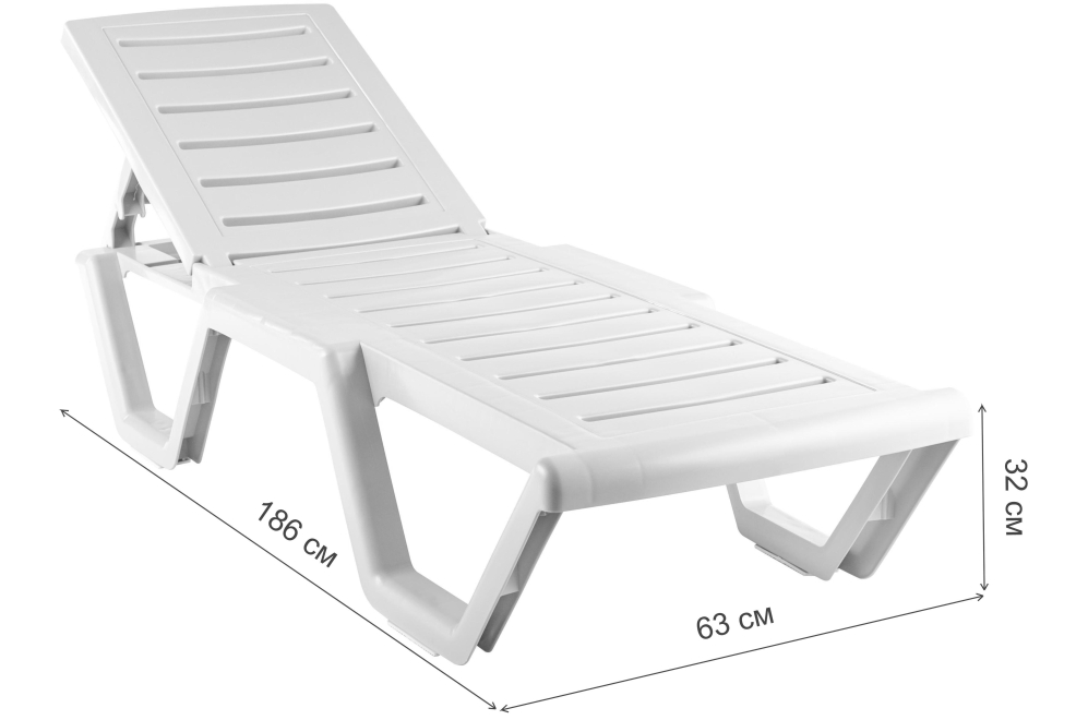 Шезлонг Атлант бежевый