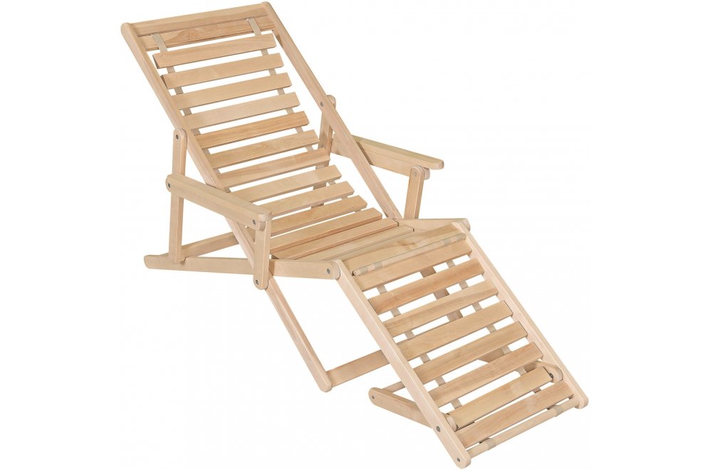 Шезлонг Чивас натуральное дерево