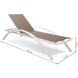 Шезлонг FEL/610/BCO