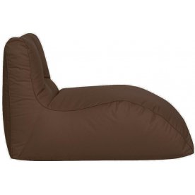 Шезлонг коричневый