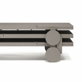 Лежак пластиковый Gatsby Basic тортора