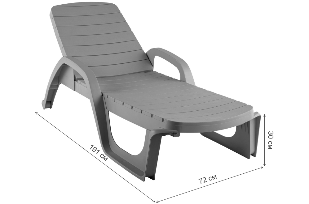 Шезлонг Прованс белый