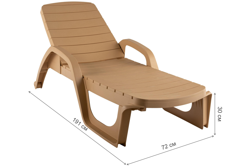 Шезлонг Прованс бежевый