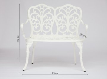 Металлическая скамья Symphonie/Симфония