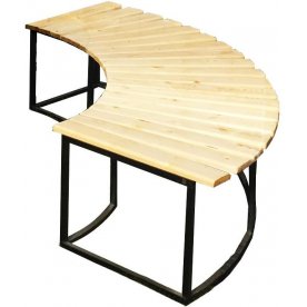 Скамейка Скамейка 1/4 круга