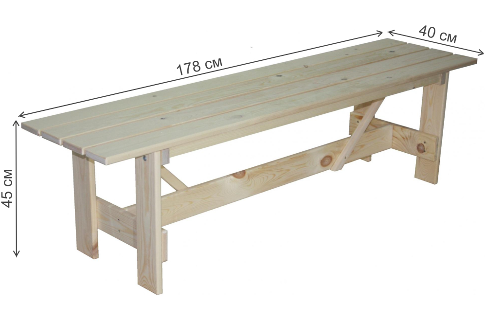 Скамейка Кострома 178