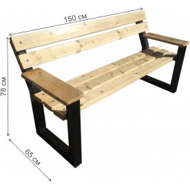 Скамейка Модерн 60 1,5 м