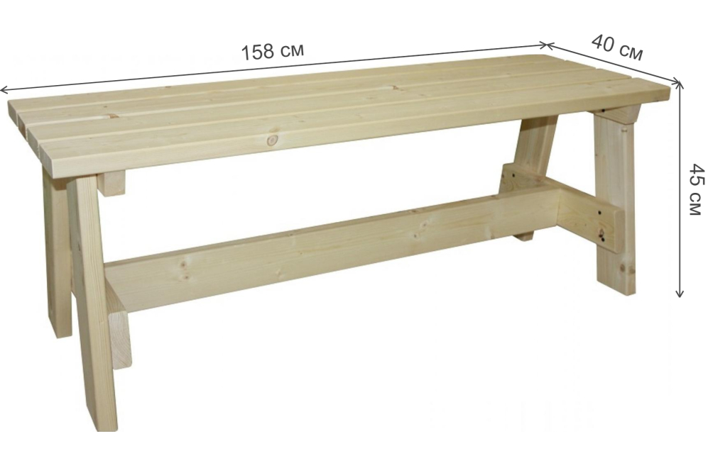 Скамейка Кострома К1580