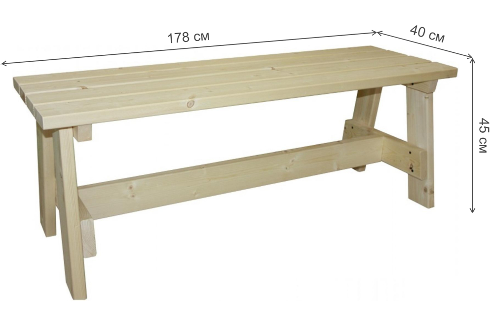 Скамейка Кострома К1780