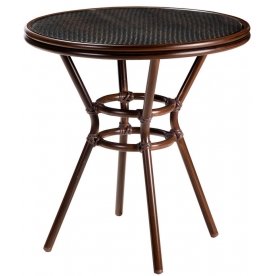 Металлический стол Патонг Glass Rattan