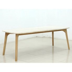 Стол каменный обеденный Mali 225 натуральный