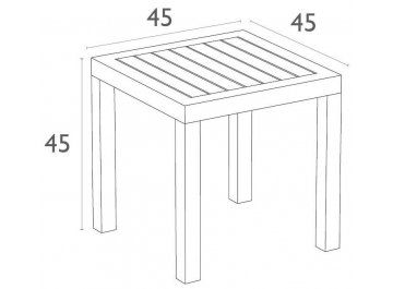 Пластиковый стол Ocean