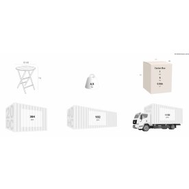 Стол пластиковый Helen Folding Table 60