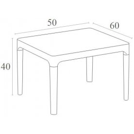 Пластиковый стол Sky