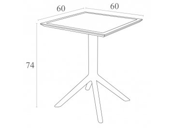 Складной стол 234/114-8797