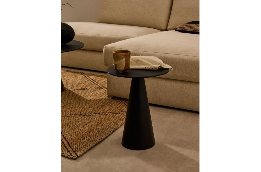 Журнальный столик Wilshire круглый черный