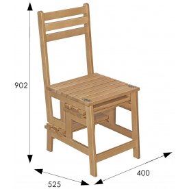 Деревянный стул-стремянка Массив