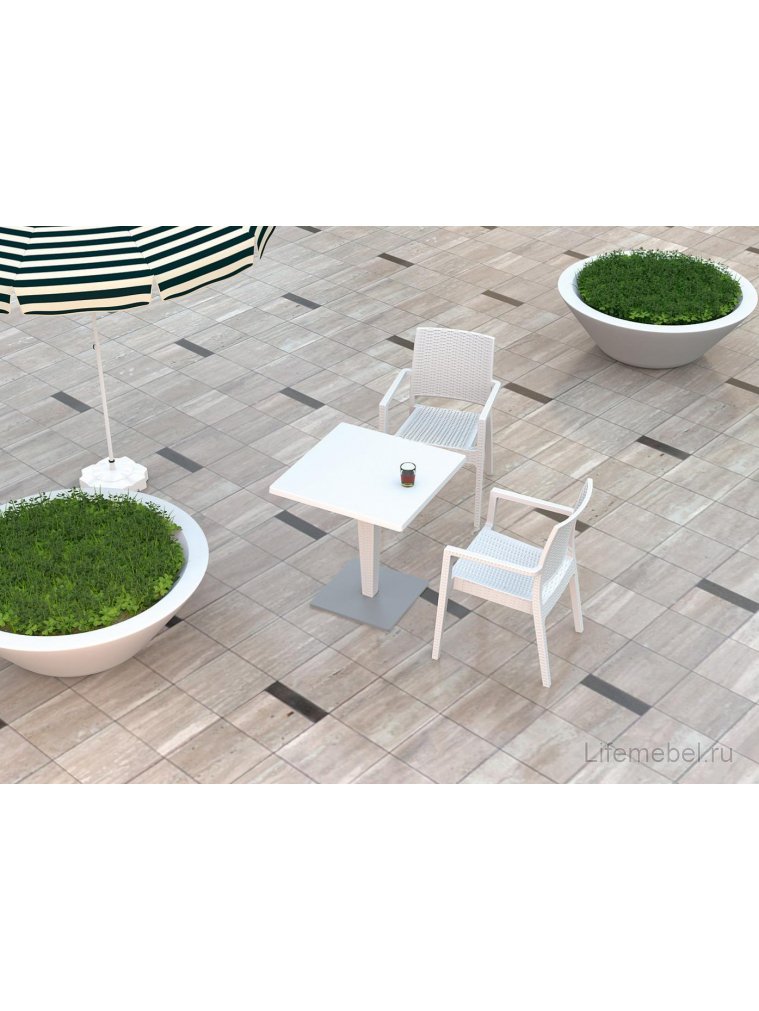 Кресло из ротанга Ibiza белое
